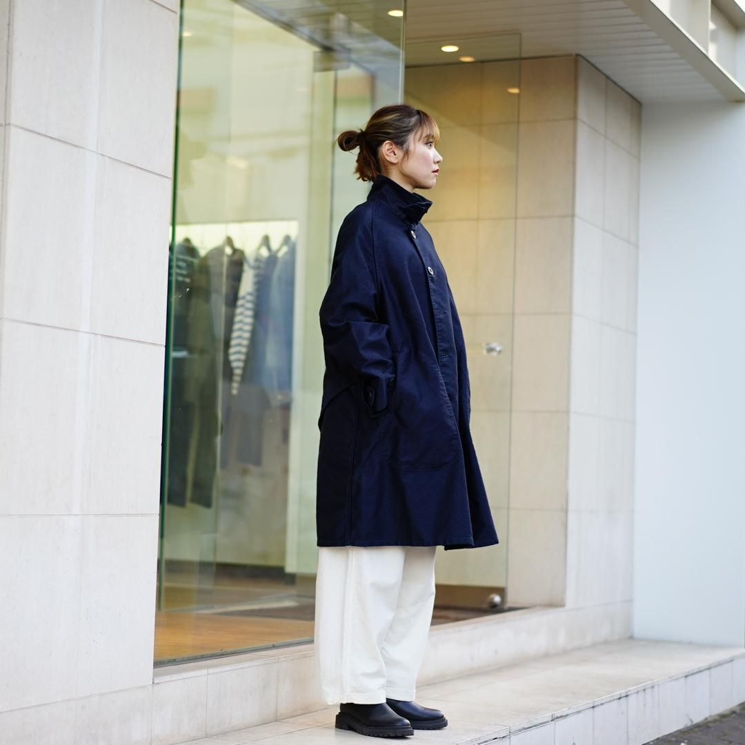 outil(ウティ)Manteau Avignon(OV-T017)/Black Indigo