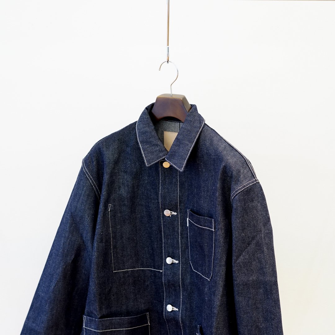 Graphpaper(グラフペーパー) Selvage Denim Coverall(GM231-30100RB)/Rigid