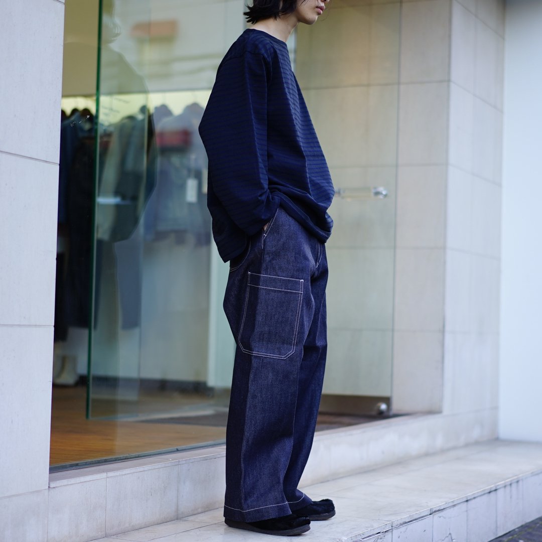 Graphpaper(グラフペーパー) Selvage Denim Cargo Pants(GM231-40101RB 