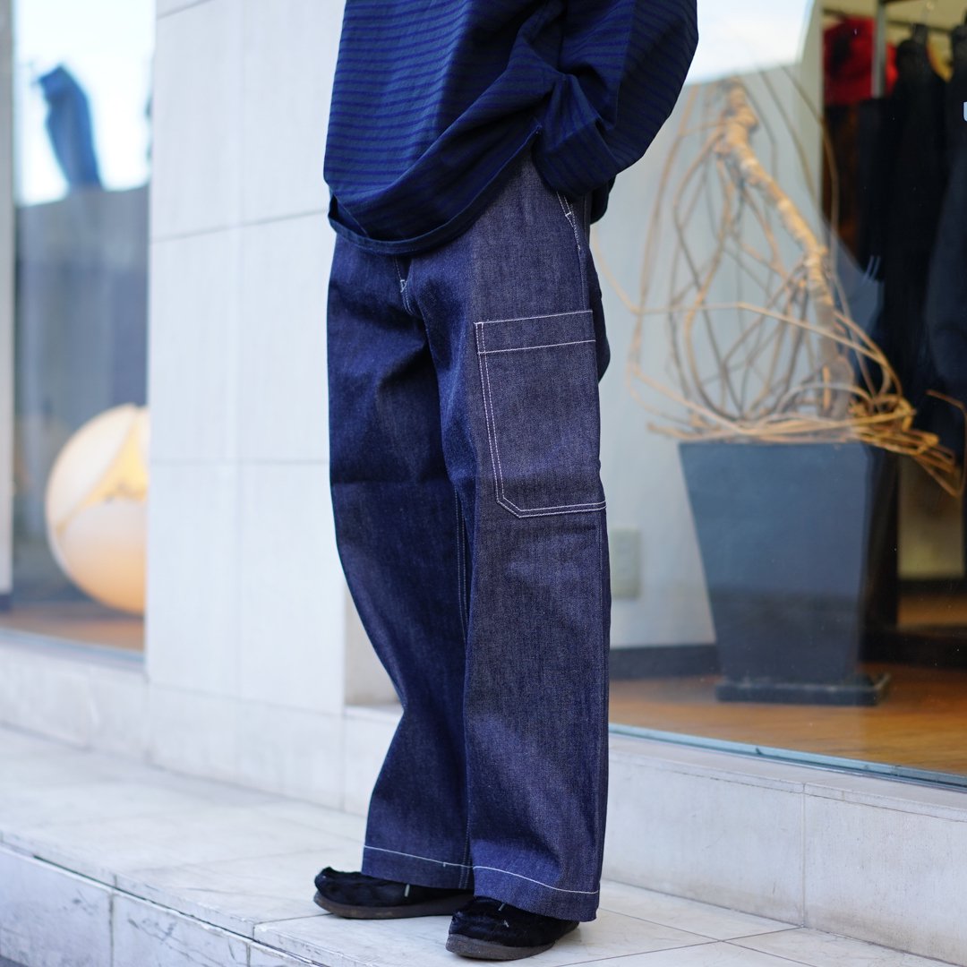 Graphpaper(グラフペーパー) Selvage Denim Cargo Pants(GM231-40101RB