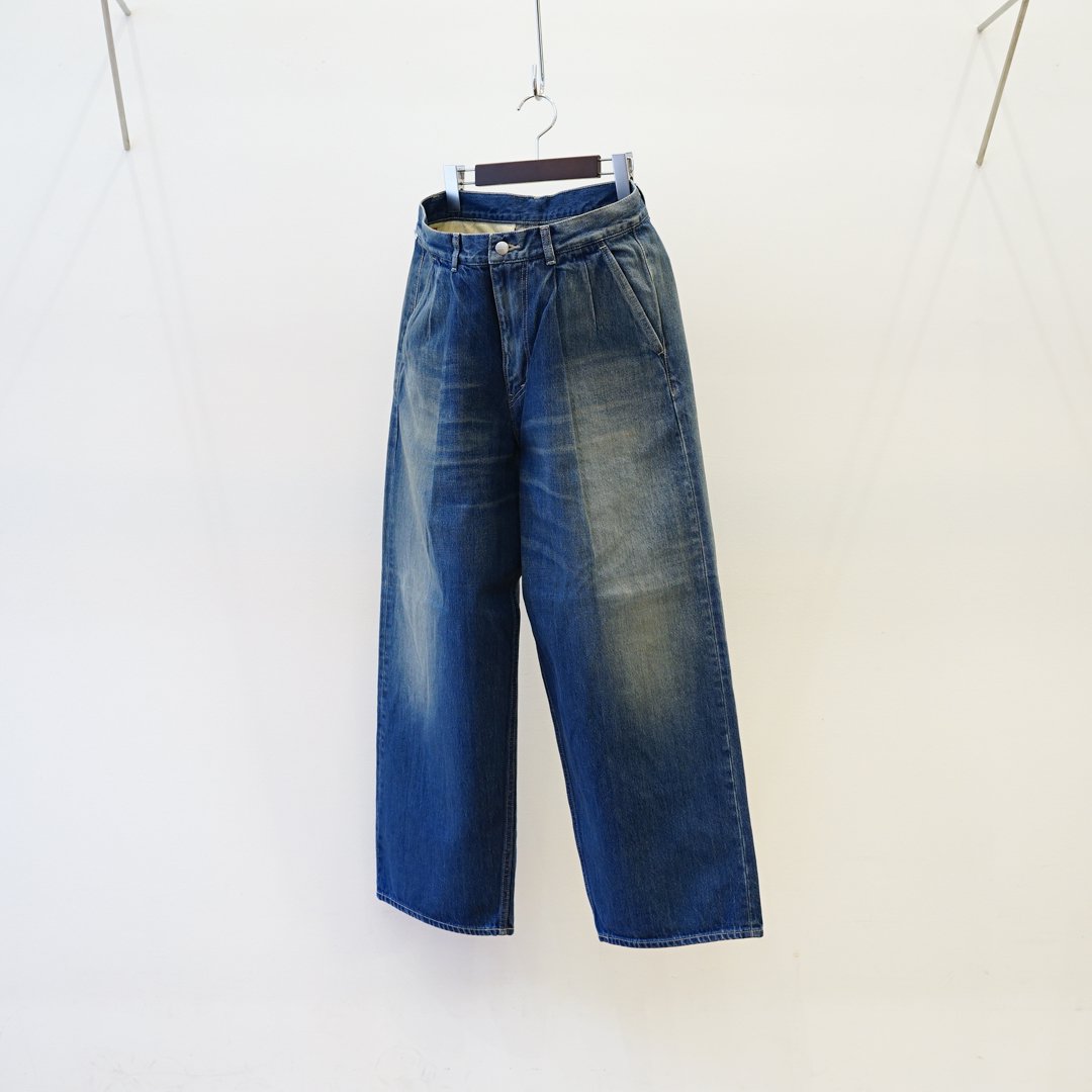 Graphpaper(グラフペーパー) Selvage Denim Two Tuck Pants(GU231