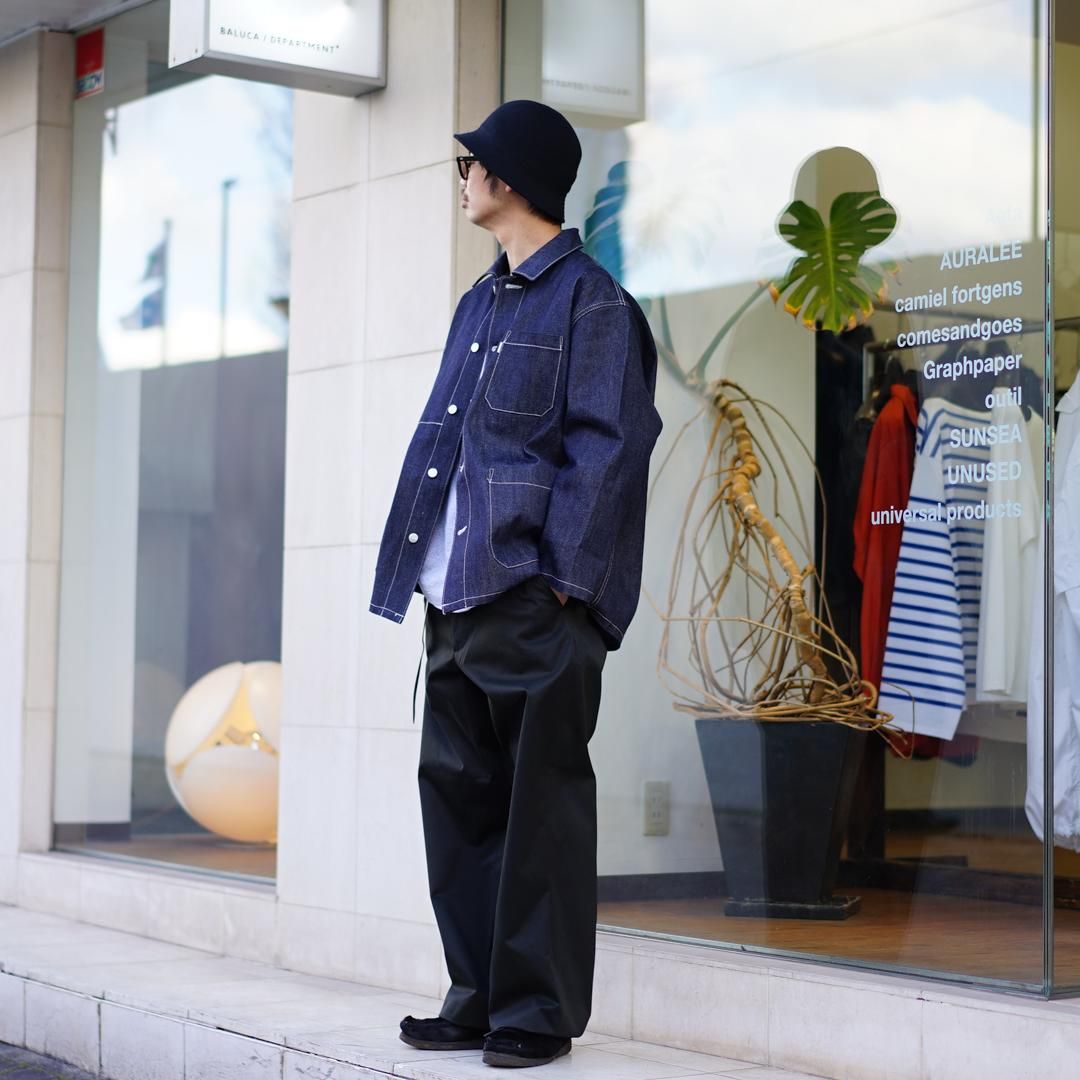 UNIVERSAL PRODUCTS◇No Tuck Wide Corduroy Trousers/ストレート 