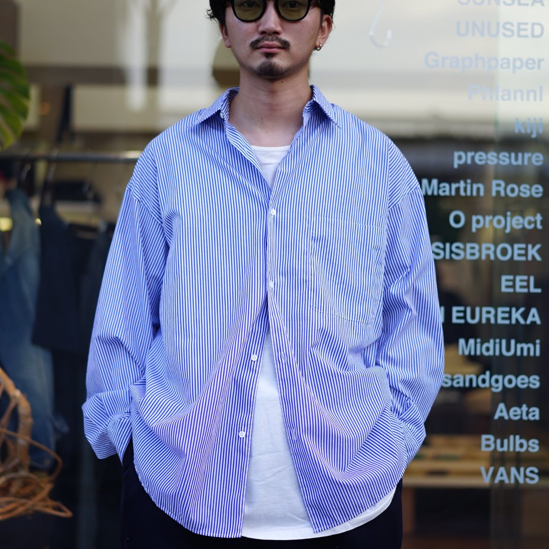 graphpaper 22aw Broad Oversized shirt - シャツ