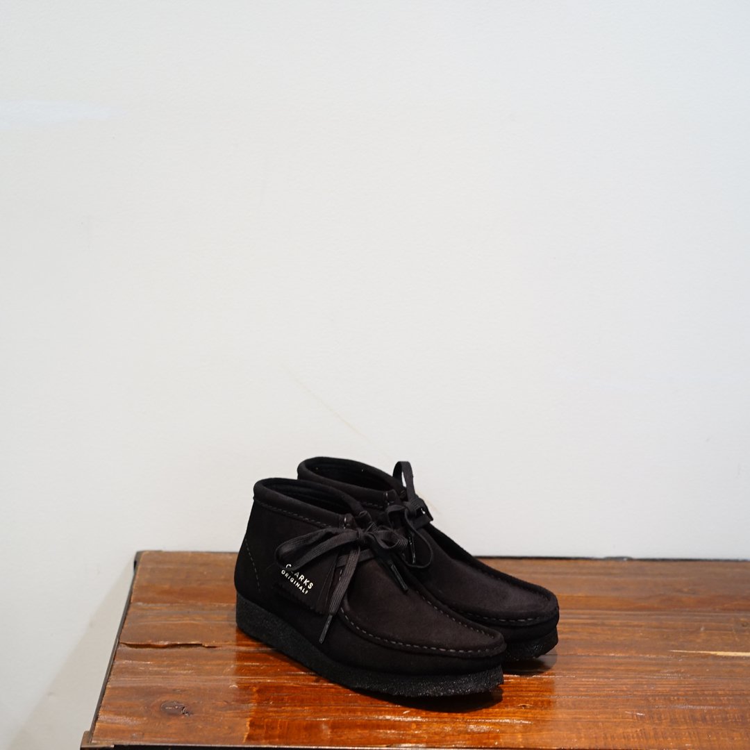 Clarks Originals(クラークス) Wallabee Boot(26155517)/Black Suede