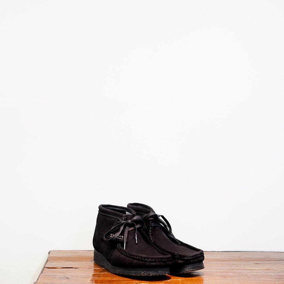 Clarks Originals(クラークス) Wallabee Boot(26155517)/Black Suede