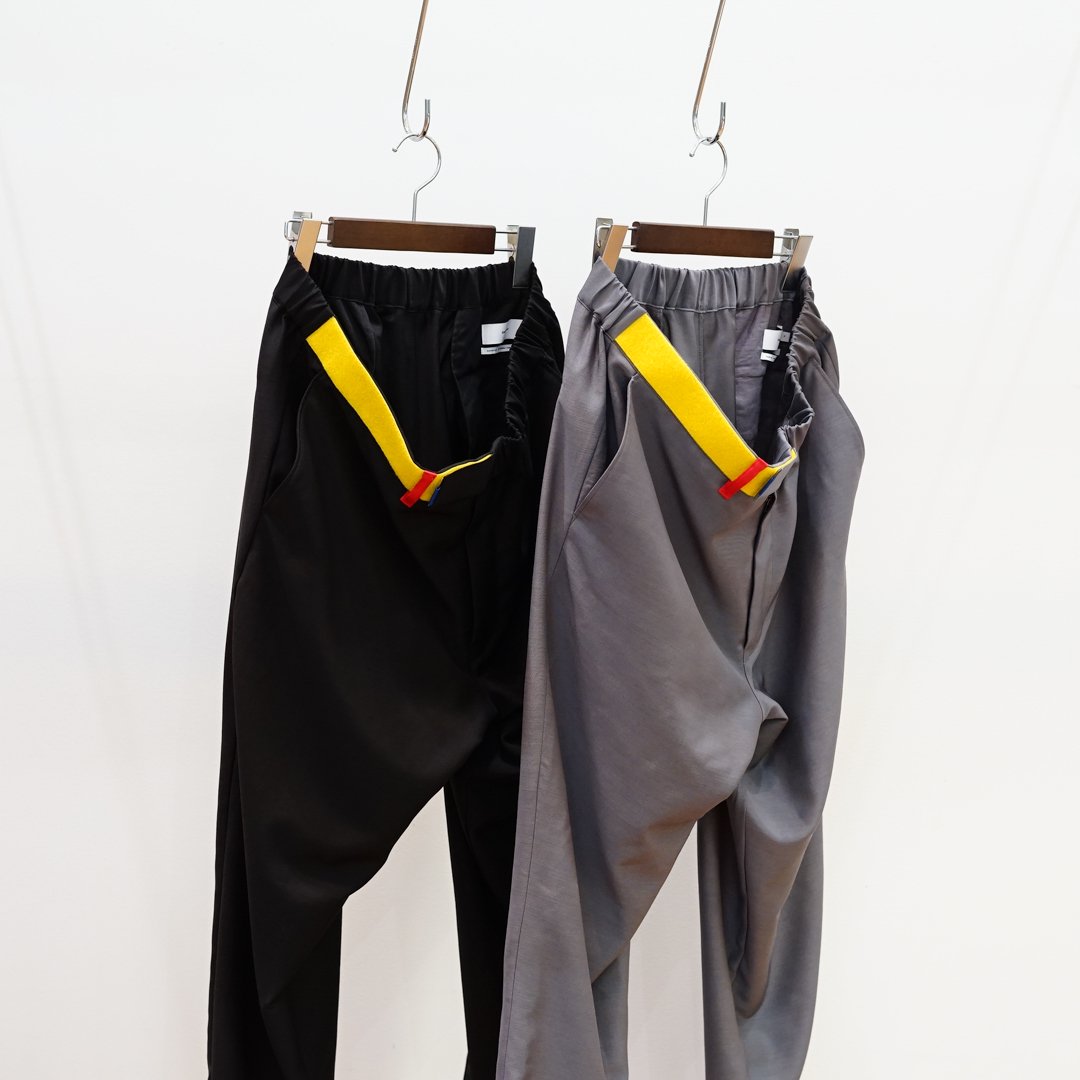 Graphpaper(グラフペーパー)Wool Cupro Chef Pants(GM231-40033)/Gray