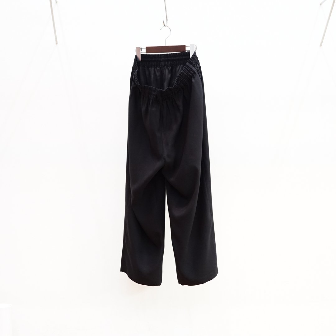[23SS] Graphpaper(グラフペーパー)Viscose Cupro Oversized Sleeping Pants(GM231-40018)/Black