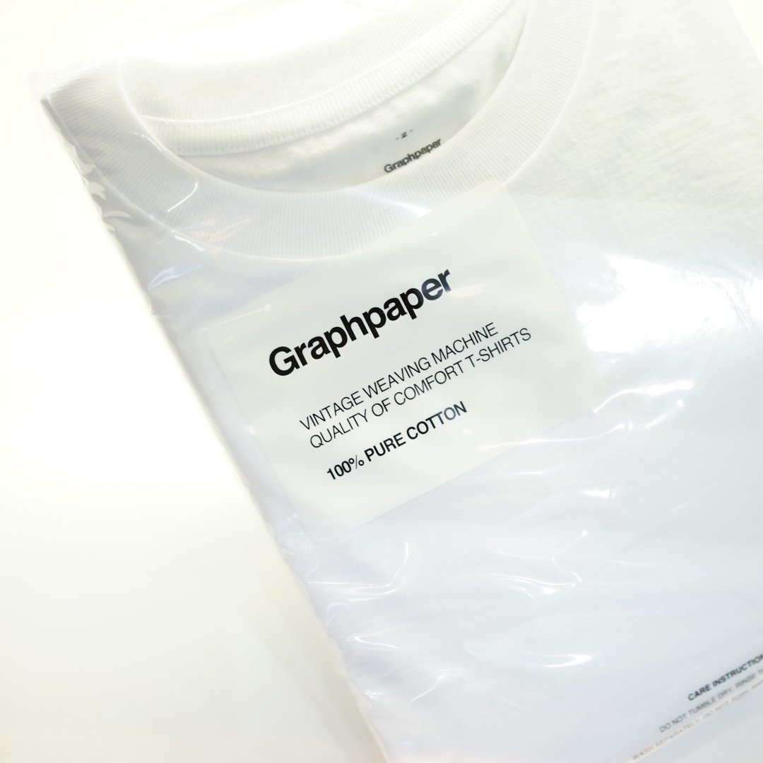 Graphpaper(グラフペーパー) 2-Packs S/S Pocket Tee(GU231-70306B