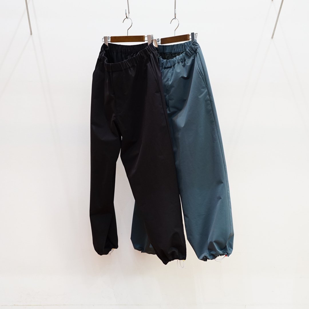 Graphpaper(グラフペーパー)High Gauze Jersey Track Pants(GM231-40161)/Dark Slate/Black/