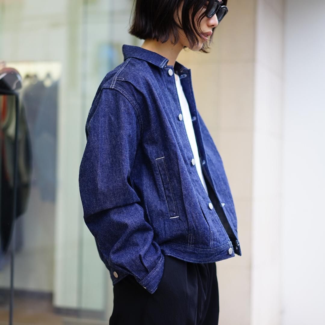 AURALEE(オーラリー)Selvedge Light Denim Blouson(A23SB01SD)/Indigo