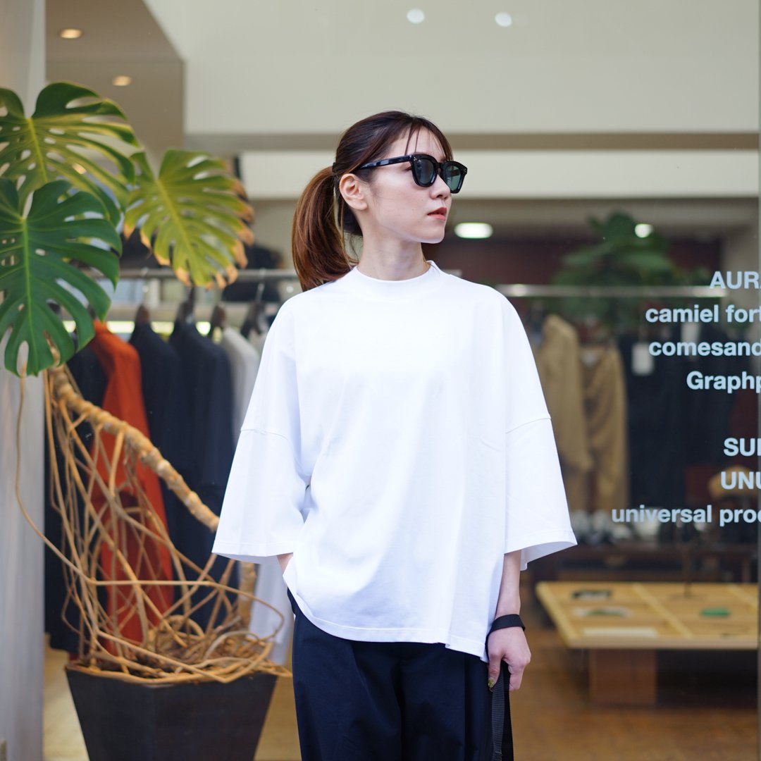 Graphpaper for women's(グラフペーパーウィメンズ)Fine Cotton Mock