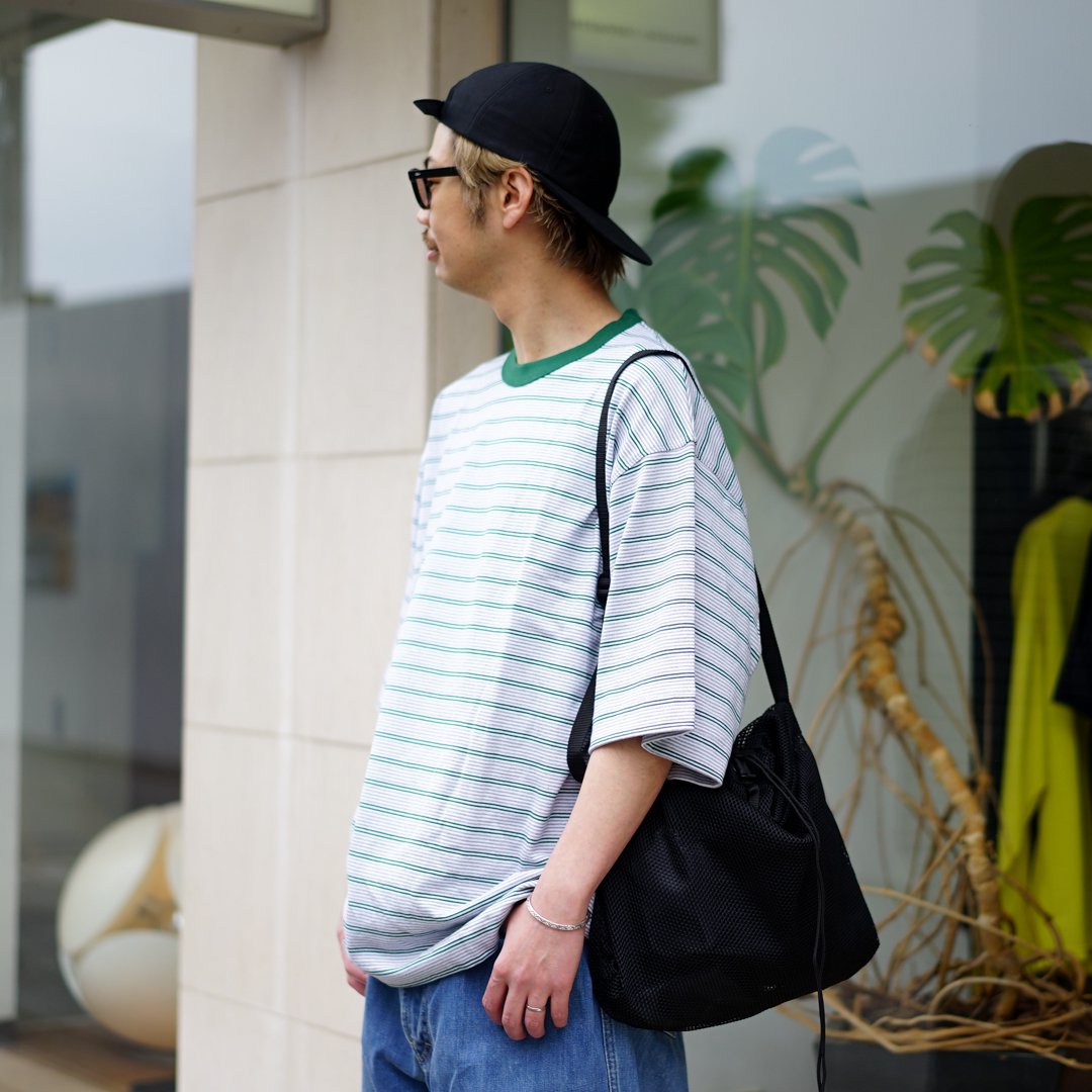 UNIVERSAL PRODUCTS(ユニバーサルプロダクツ)Multi Border S/S T-Shirt