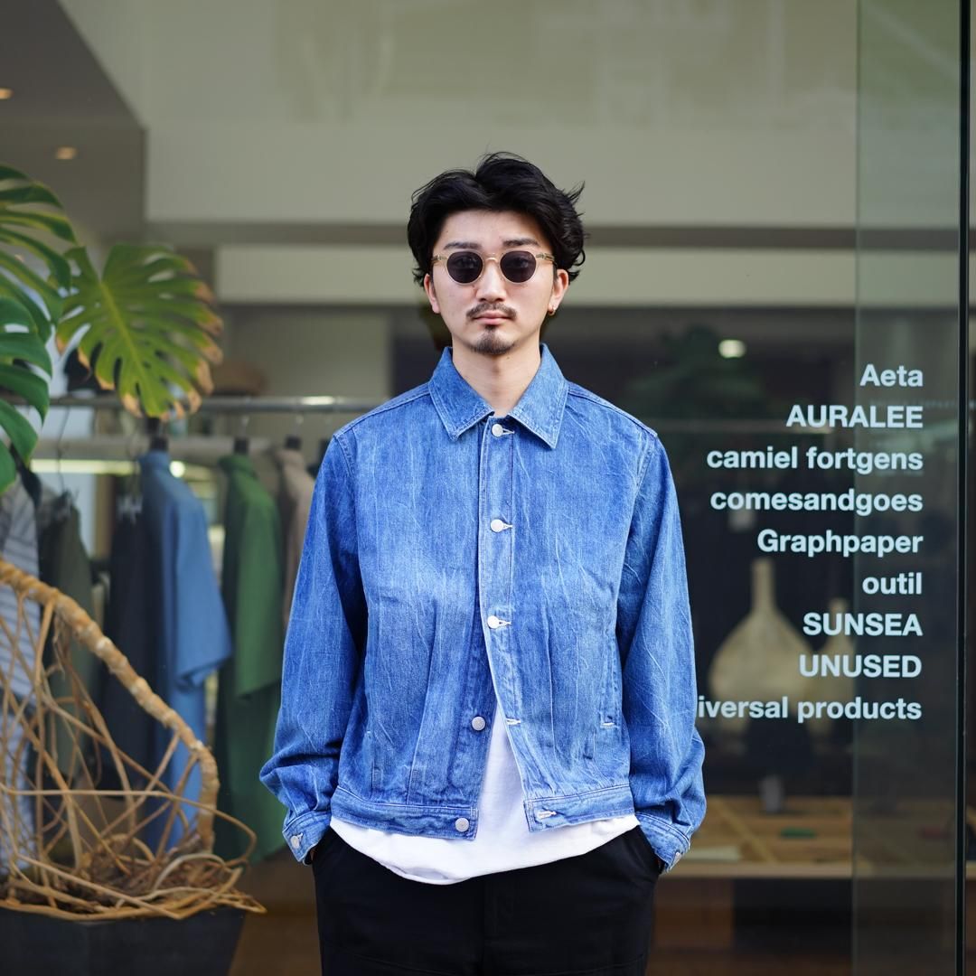 AURALEE(オーラリー)Selvedge Faded Light Denim Blouson