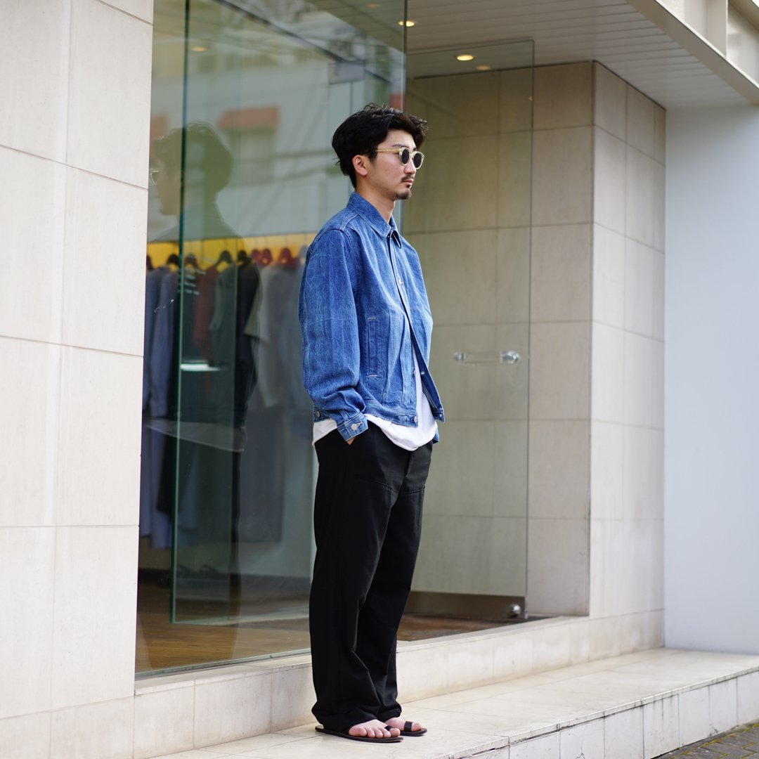 AURALEE(オーラリー)Selvedge Faded Light Denim Blouson(A23SB01DE ...