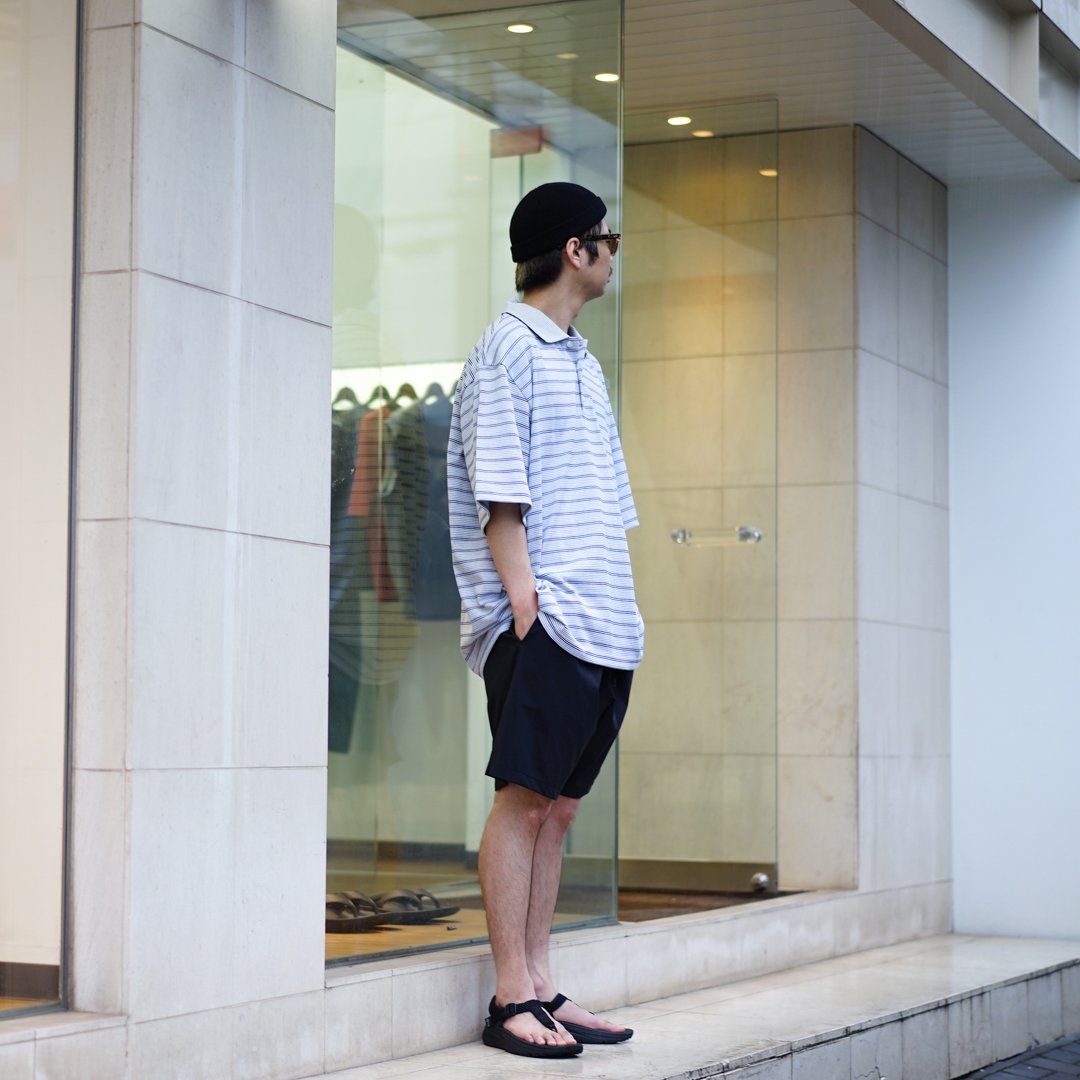 UNIVERSAL PRODUCTS(ユニバーサルプロダクツ)Multi Border S/S POLO ...