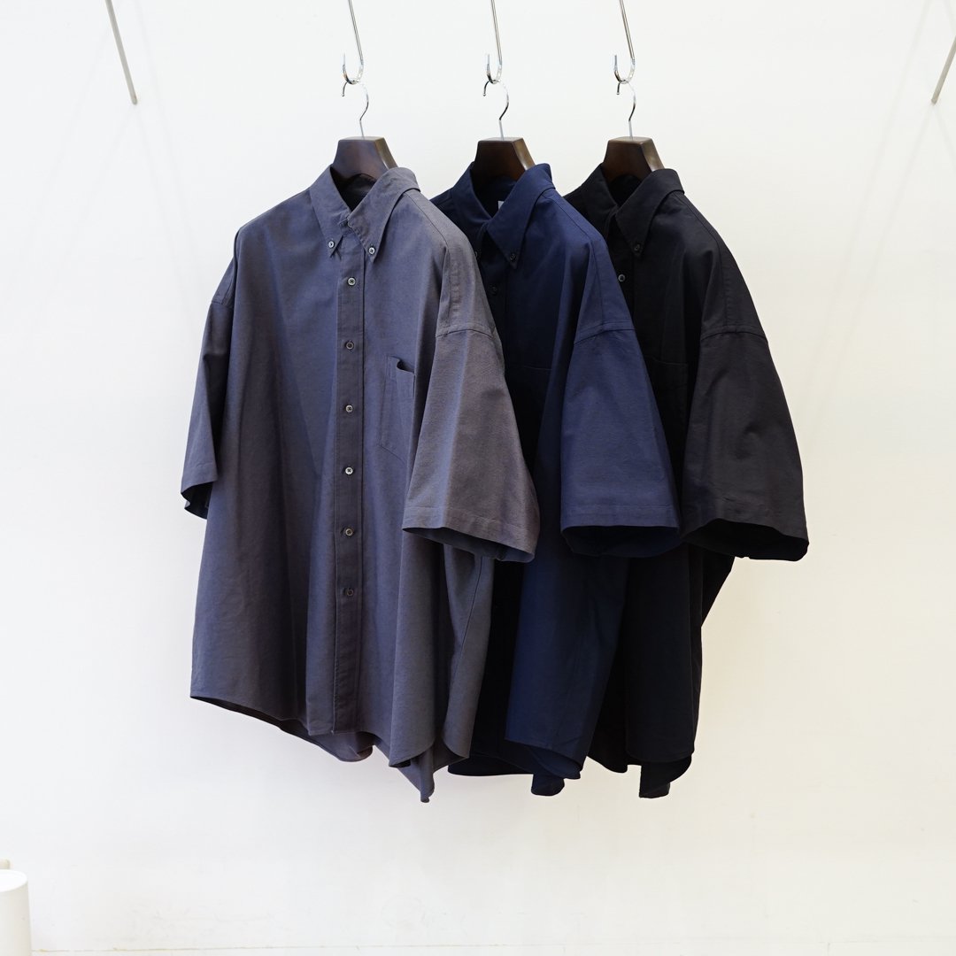 Graphpaper(グラフペーパー)Oxford S/S Oversized B.D Shirt(GM232 