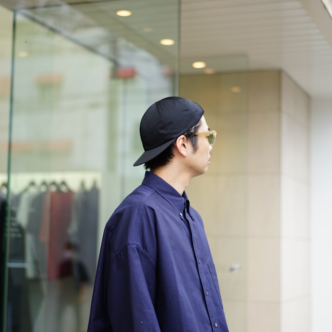 Graphpaper(グラフペーパー)Oxford S/S Oversized B.D Shirt(GM232-50023B)