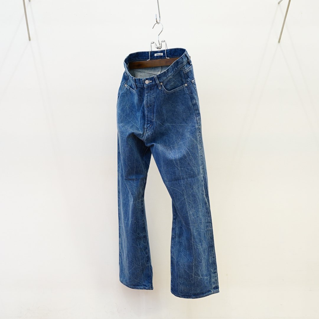 AURALEE(オーラリー)Selvedge Faded Light Denim(A23SP02DE)/Lighting Effect Indigo