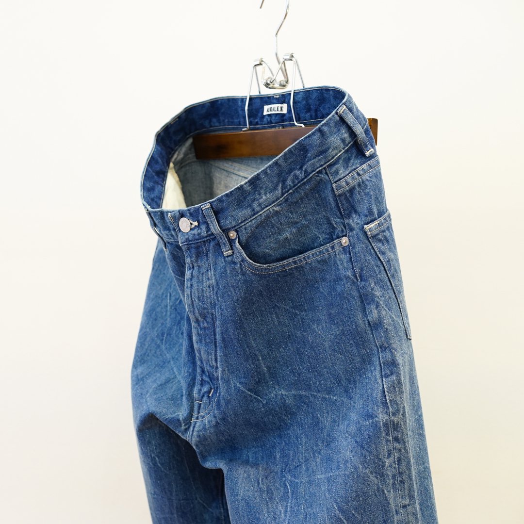 AURALEE(オーラリー)Selvedge Faded Light Denim(A23SP02DE)/Lighting Effect Indigo