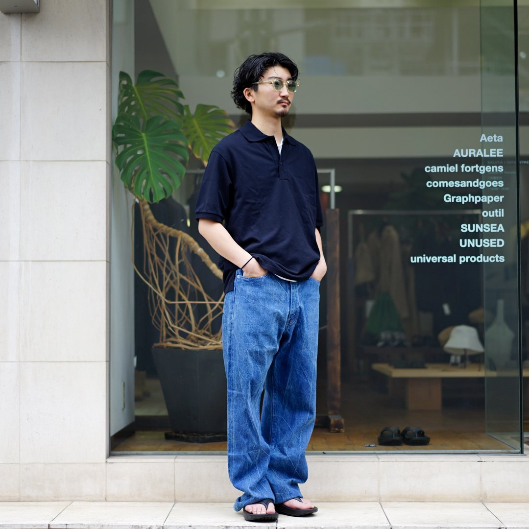 AURALEE(オーラリー)Selvedge Faded Light Denim(A23SP02DE)/Lighting Effect Indigo