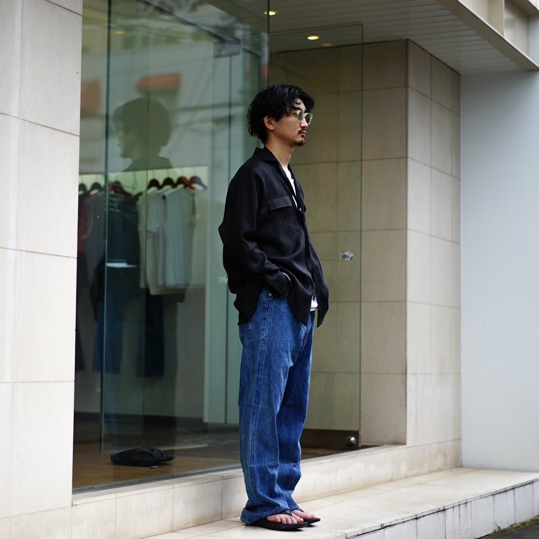 AURALEE(オーラリー)Selvedge Faded Light Denim(A23SP02DE)/Lighting