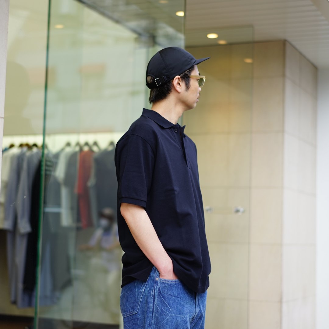 AURALEE(オーラリー)Super Fine Cotton Pique Big Polo(A23SP01SK)