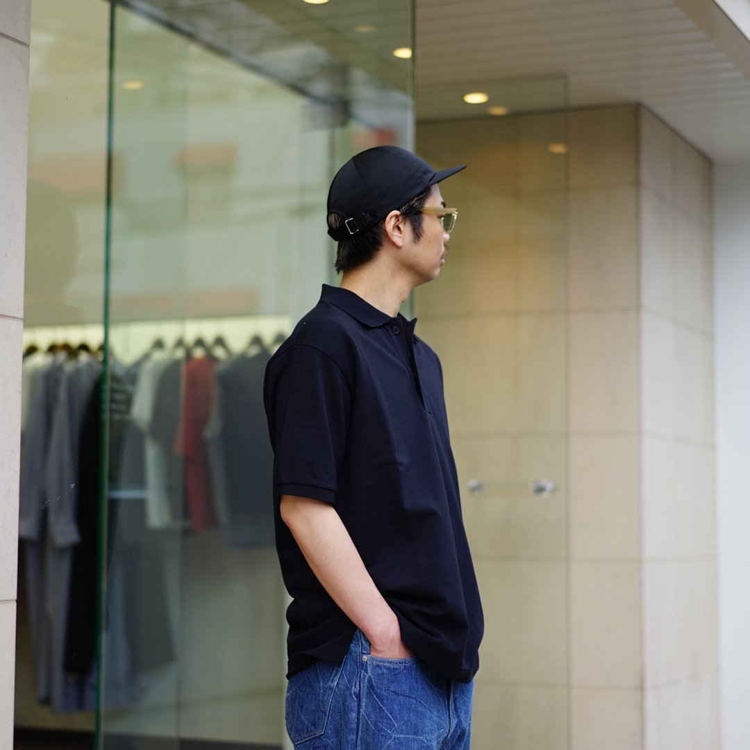 AURALEE(オーラリー)Super Fine Cotton Pique Big Polo 