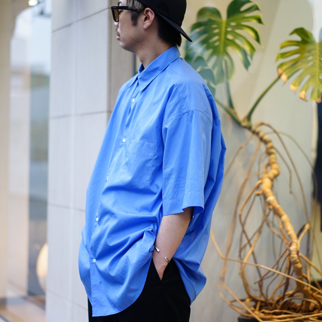 Graphpaper(グラフペーパー)Broad S/S Oversized Regular Collar Shirt