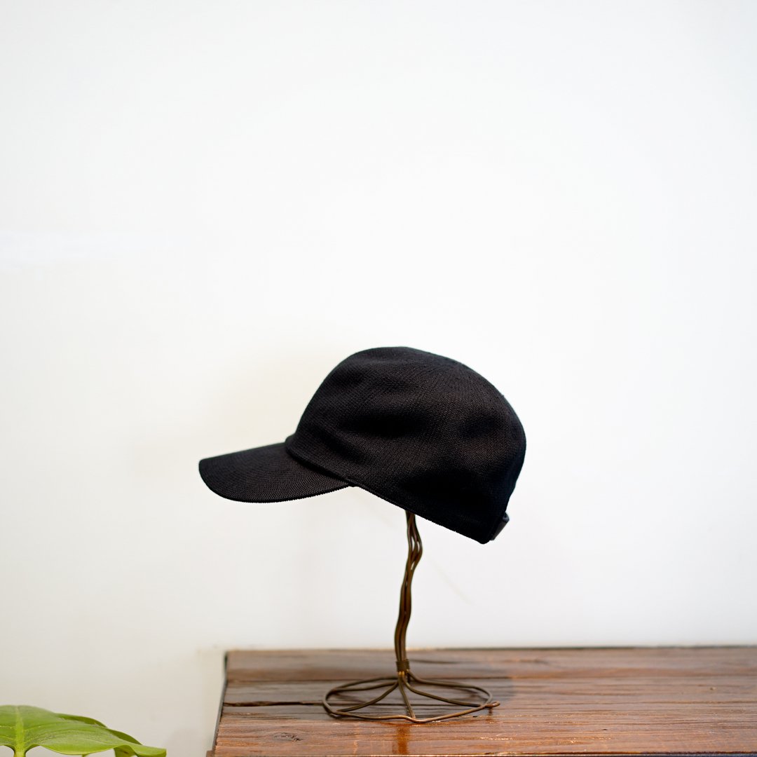 comesandgoes(カムズアンドゴーズ) Cashmere&Cotton Cap(22910)/Black