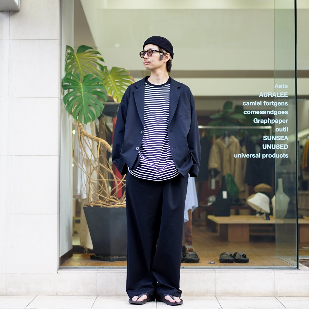 23AW] Graphpaper(グラフペーパー)Compact Ponte Jacket(GM233