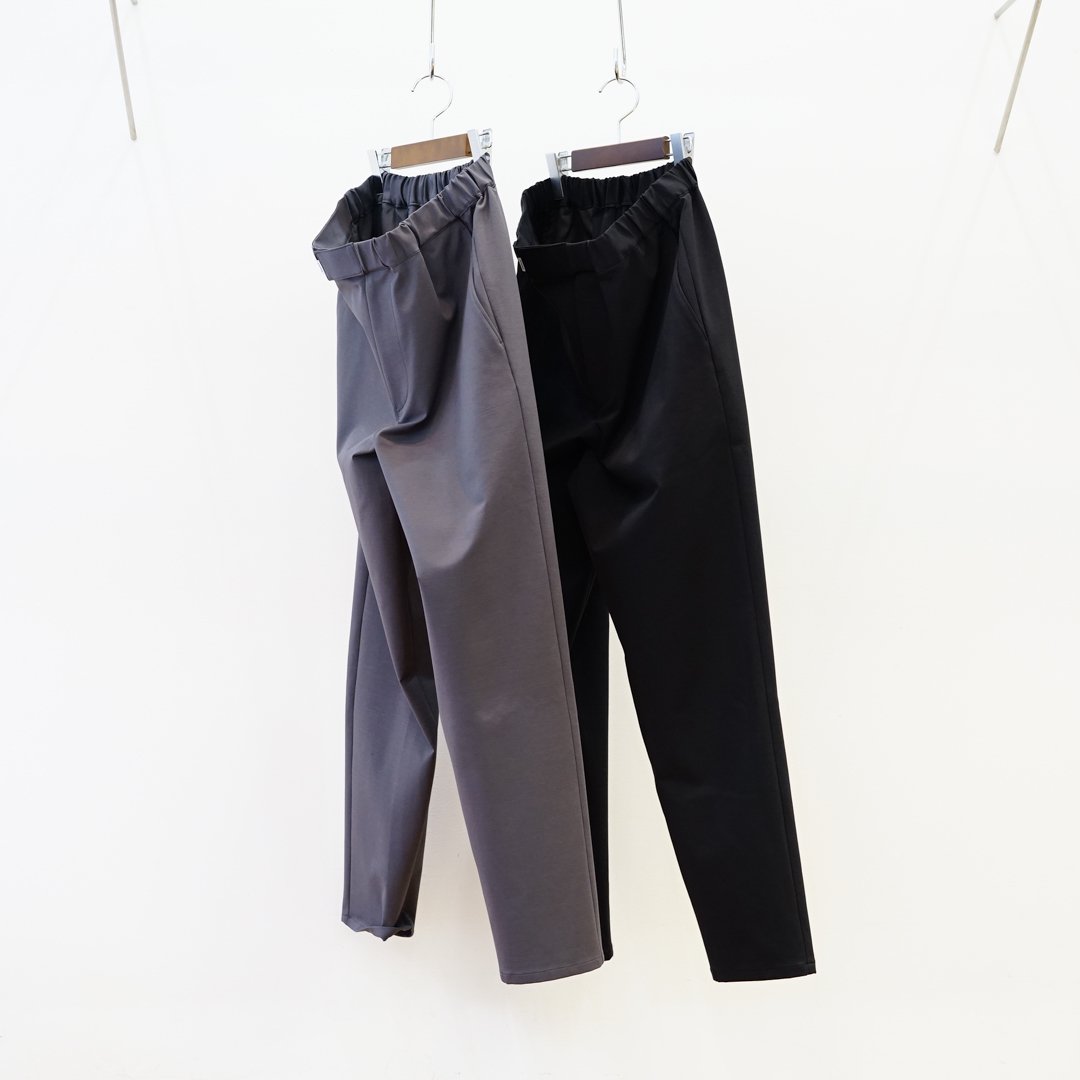 Graphpaper(グラフペーパー) Compact Ponte Slim Chef Pants(GM233-40179B)/C.Gray/Black