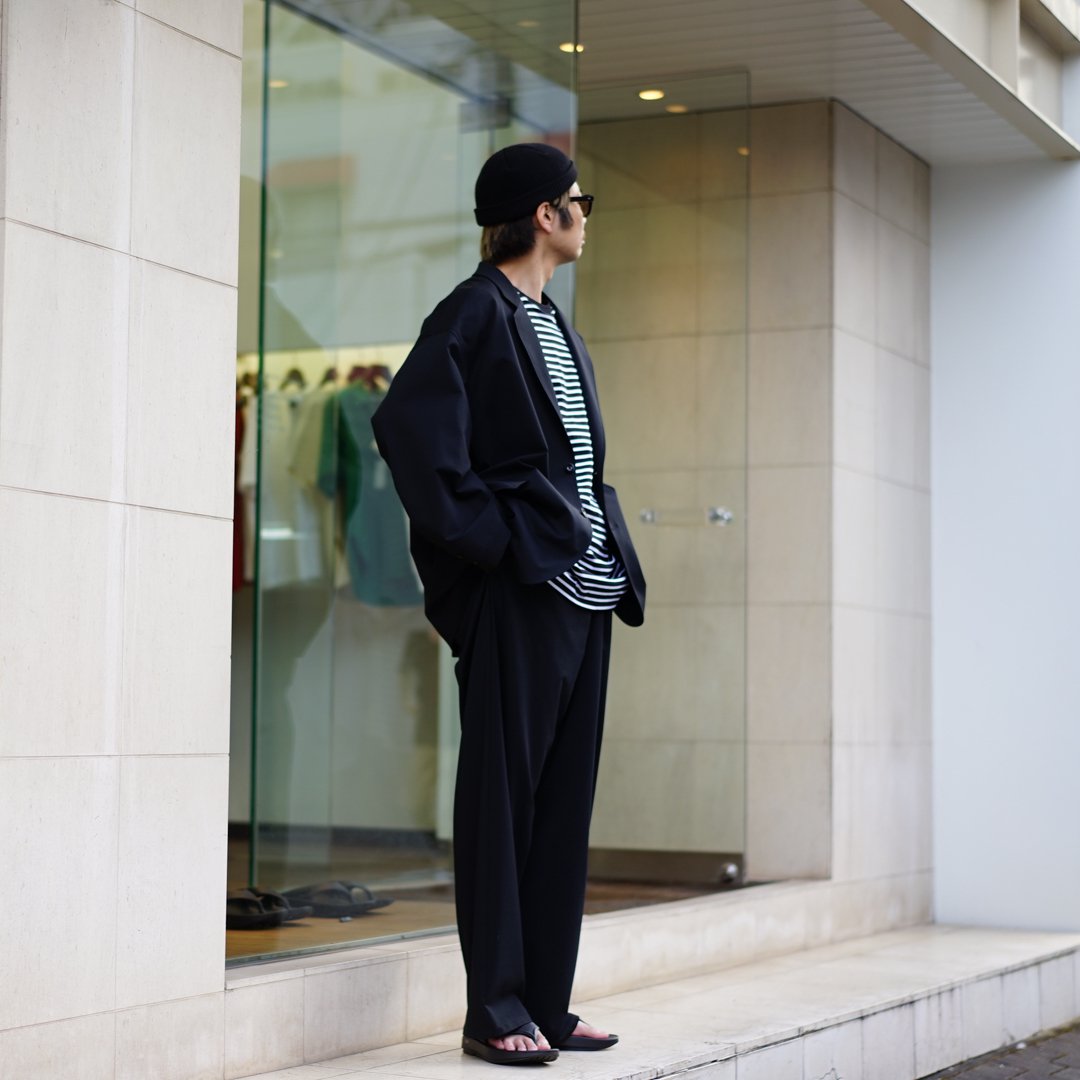 AW Graphpaperグラフペーパー Compact Ponte Wide Chef Pants