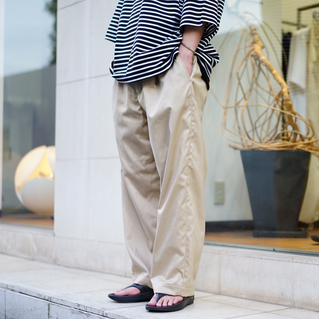 Graphpaper(グラフペーパー)Suvin Chino Wide Tapered Trousers