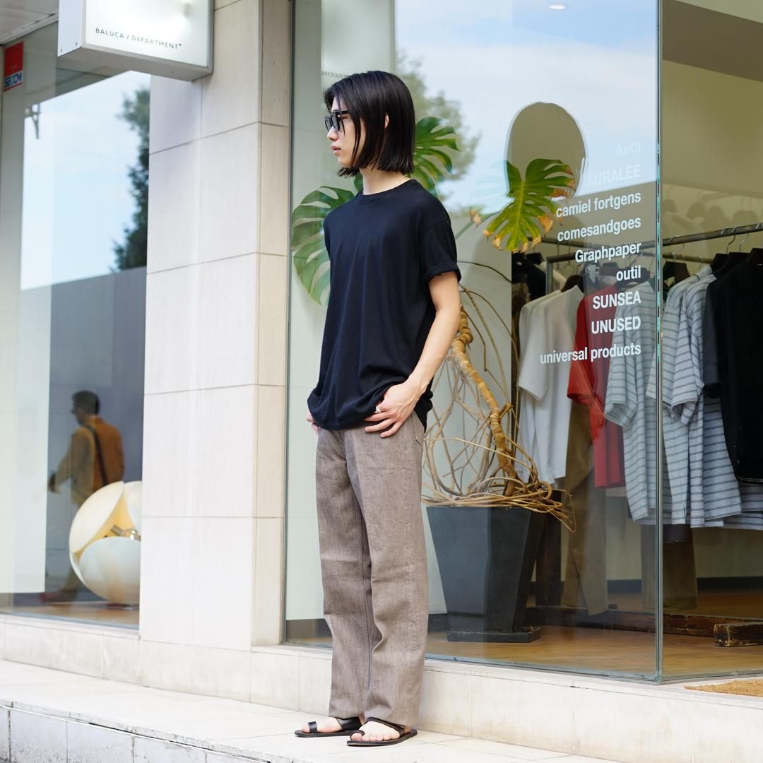 AURALEE(オーラリー)Hard Twist Brown Denim 5P Pants(A23AP01MD ...