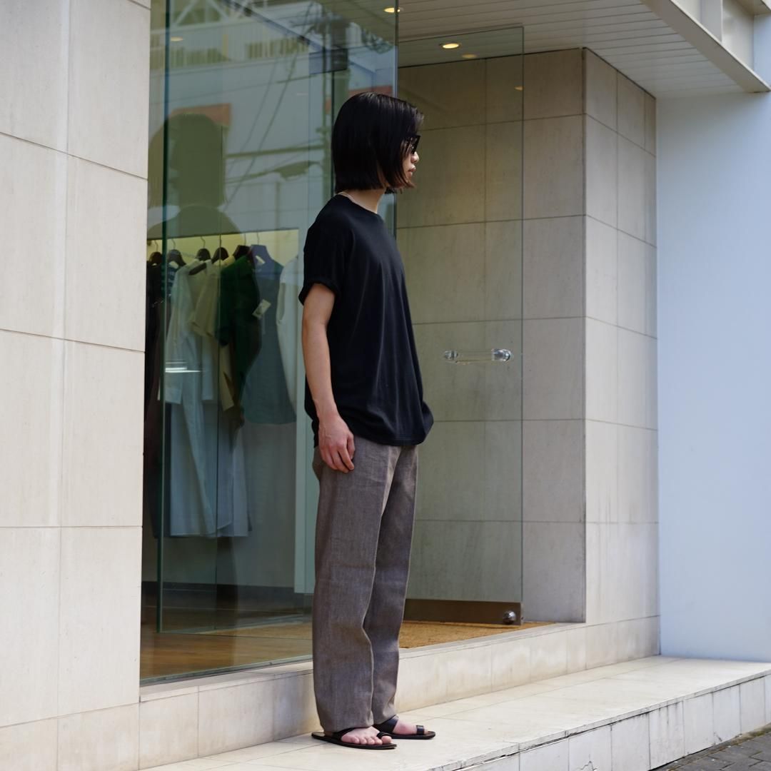 AURALEE(オーラリー)Hard Twist Brown Denim 5P Pants(A23AP01MD