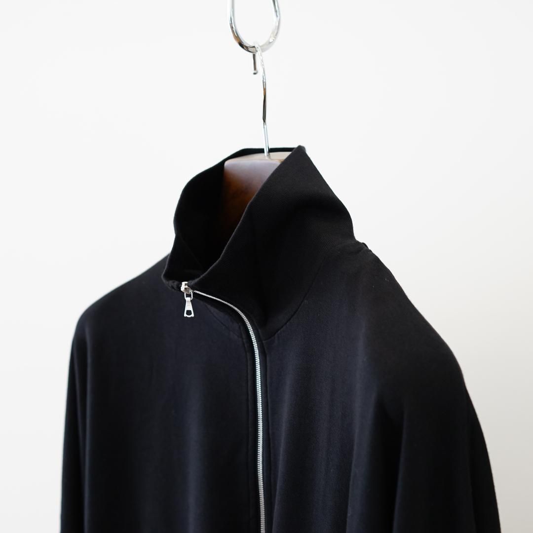 AURALEE(オーラリー)Super High Gauze Sweat Zip Blouson(A23AB01CU)/Black