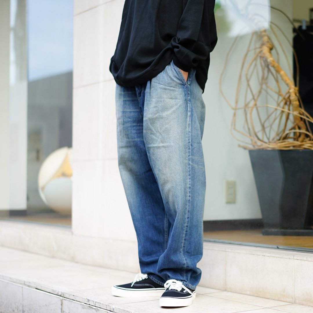 Graphpaper(グラフペーパー) Selvage Denim Two Tuck Pants
