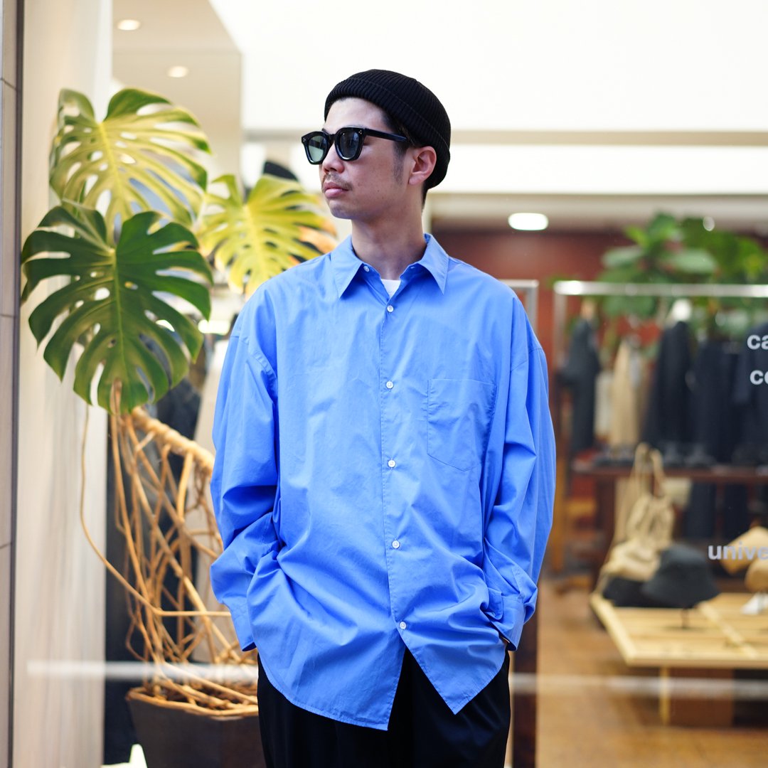 Graphpaper(グラフペーパー)Broad L/S Oversized Regular Collar Shirt