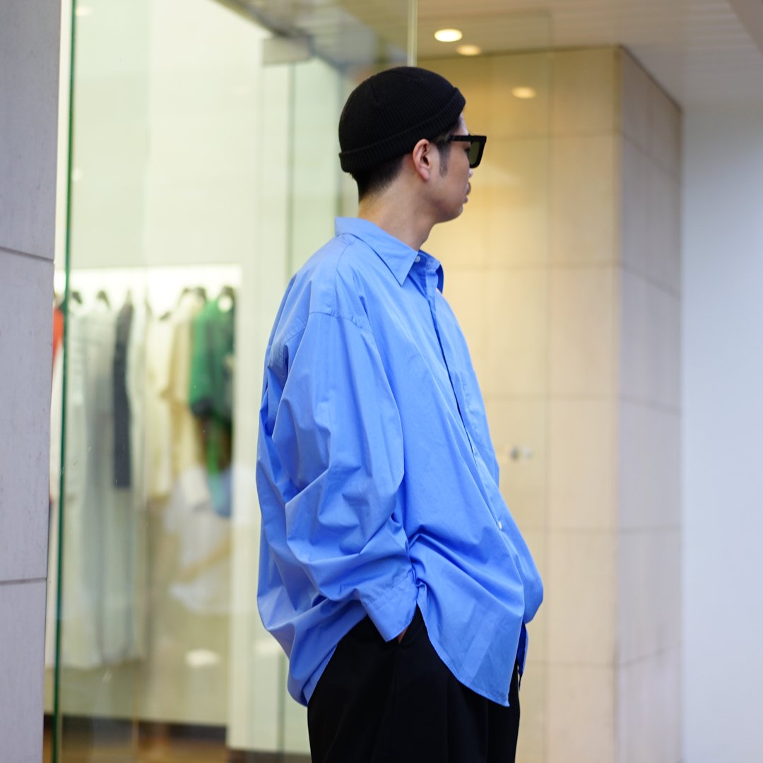 Graphpaper(グラフペーパー)Broad L/S Oversized Regular Collar Shirt