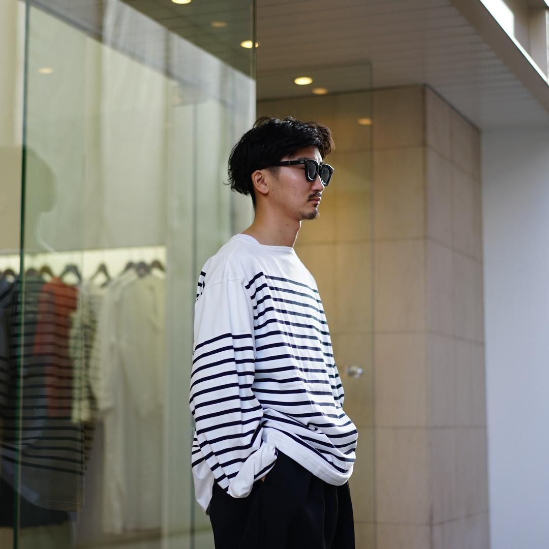 outil ウティAAST バスクシャツ GIBRALTAR SEA outil(ウティ)tricot aast(ou-c007)/Off×Gibraltar Sea