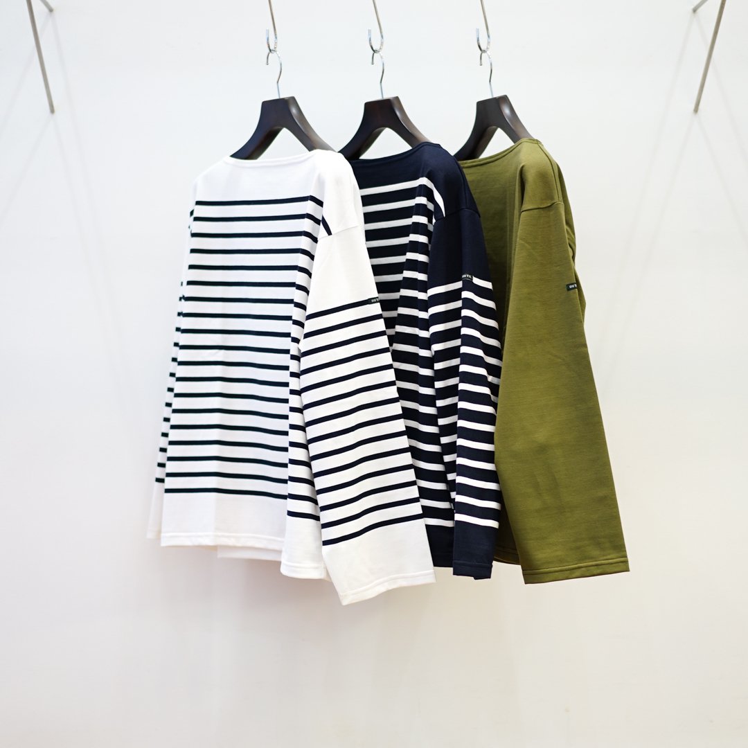 [unisex] outil(ウティ)tricot aast(ou-c007)/Off×Gibraltar Sea/Gibraltar Sea×Off/MAYFLY(Olive)