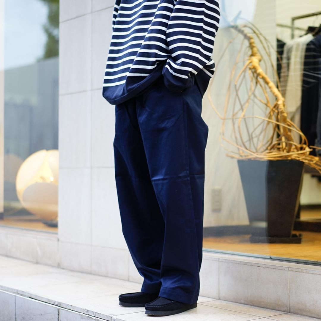 Graphpaper 22ss CHINO TUCK TAPERED PANTS - チノパン