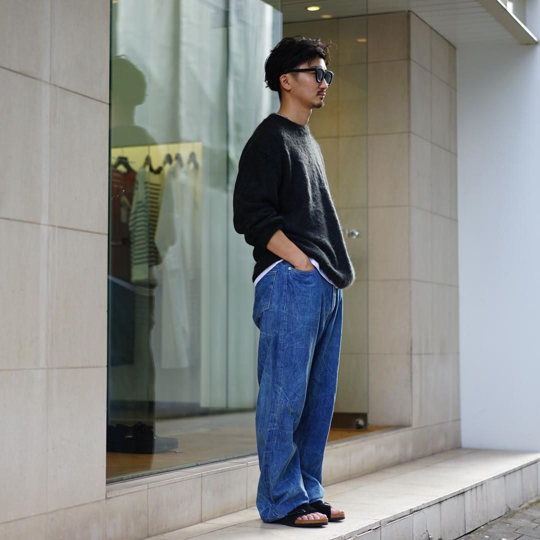 AURALEE(オーラリー)Brushed Super Kid Mohair Knit P/O(A23AP02KM