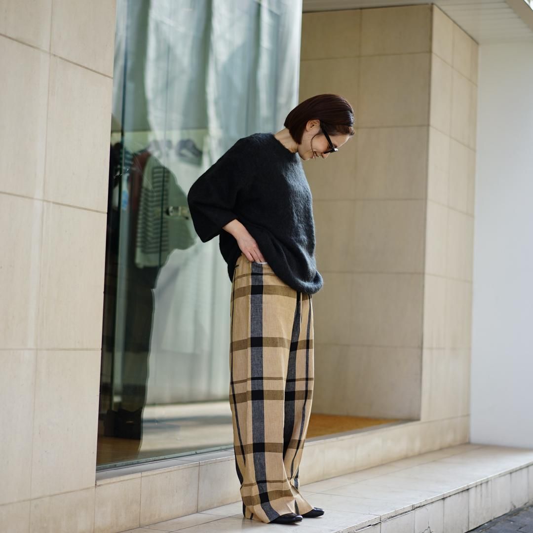 AURALEE(オーラリー)Brushed Super Kid Mohair Knit P/O