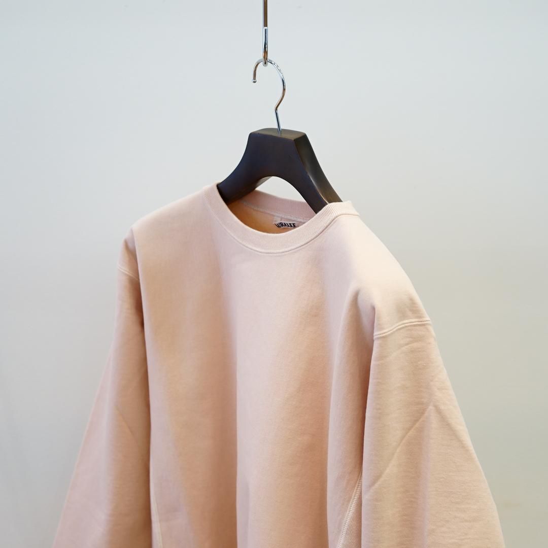 AURALEE(オーラリー)Super Milled Sweat P/O/Light Pink