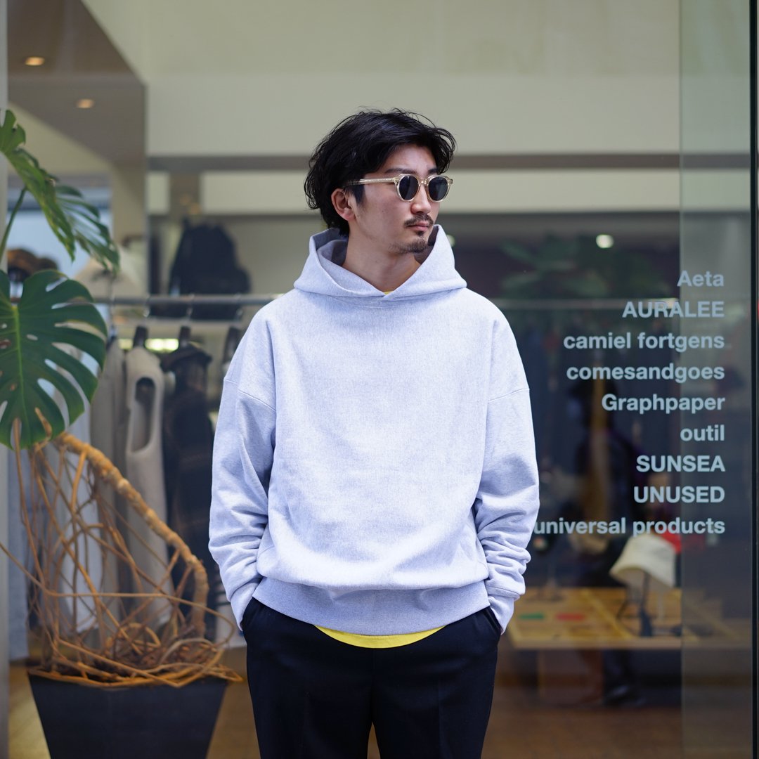 EASTFAREAST(イーストファーイースト)Model001 Reverse Weave Hoodie