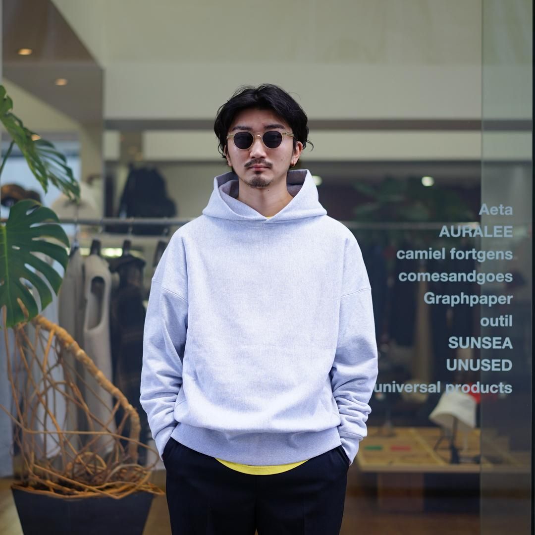 EASTFAREAST(イーストファーイースト)Model001 Reverse Weave Hoodie 