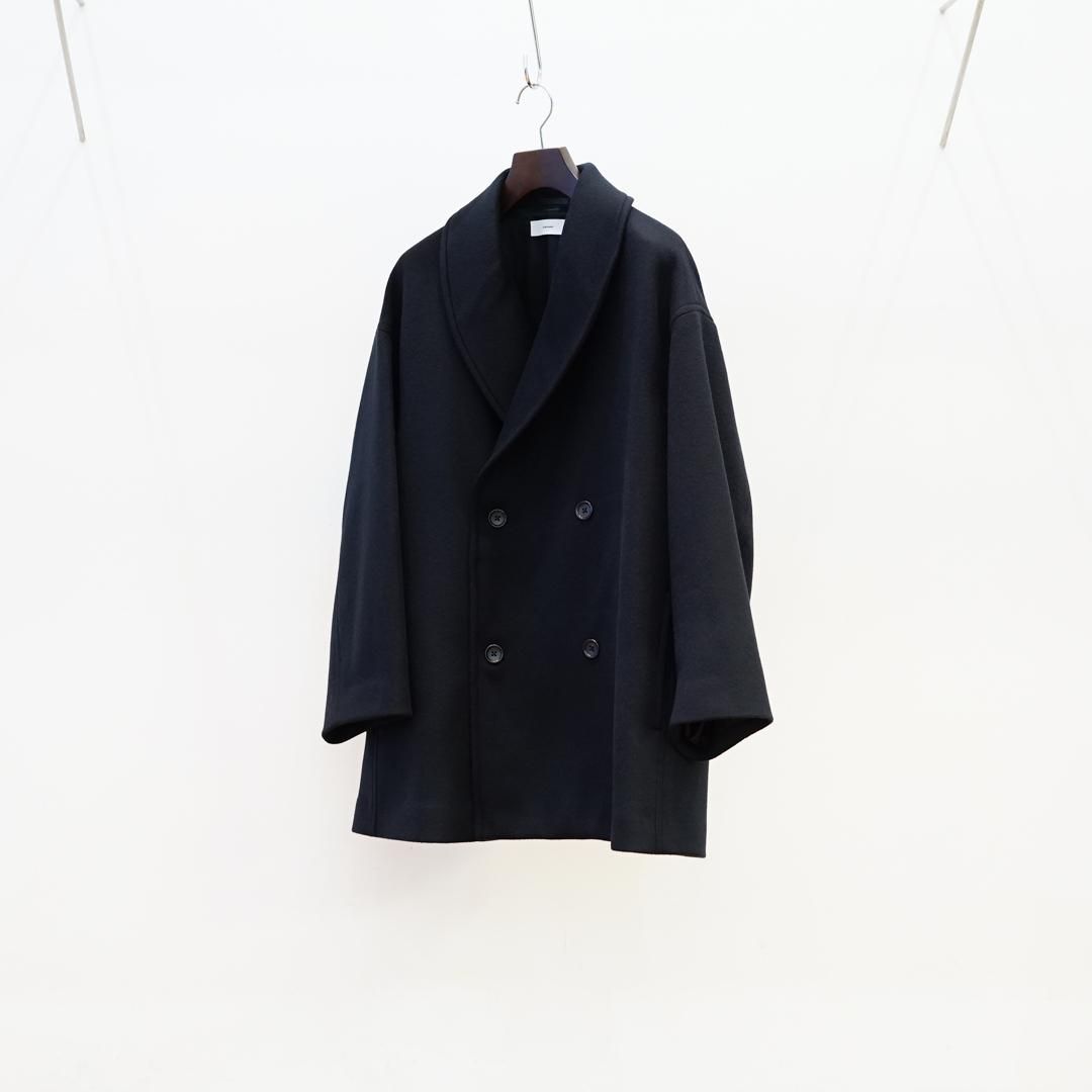 グラフペーパー GM223-10140B Scale Off Melton Belted Coat ベルト ...