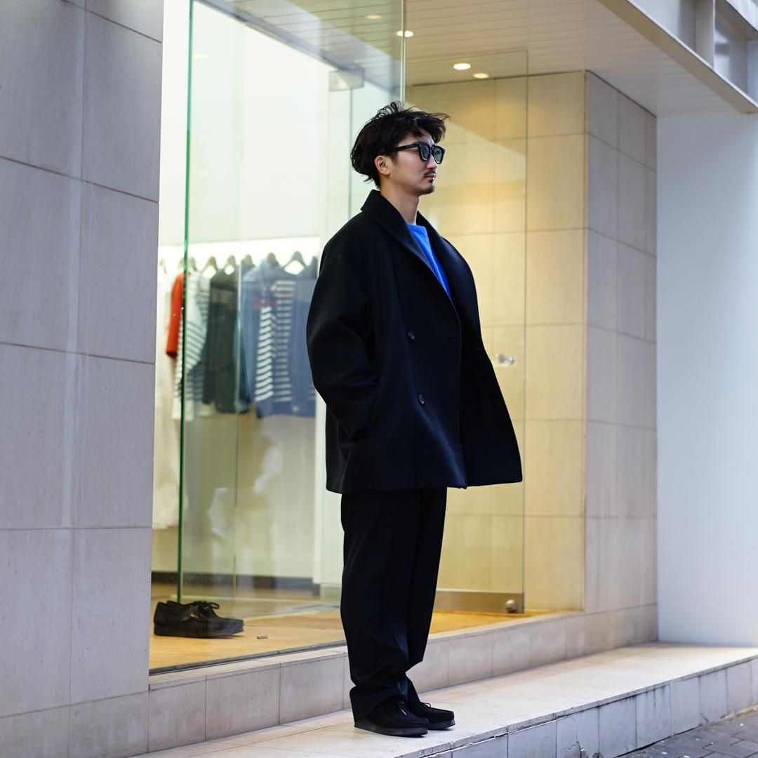 Graphpaper(グラフペーパー)Light Melton Shawl Collar Coat(GM233