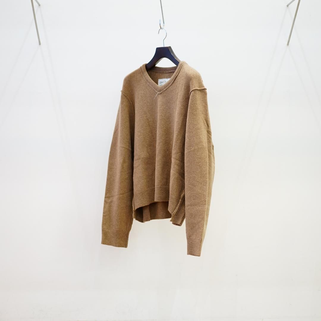 [unisex] camiel fortgens(ߥեȥإ)
Frankenstein V Neck Lambswool(cf.16.03.03.01)/Merange Beige
